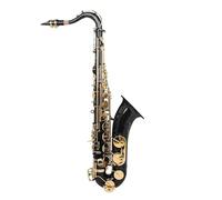 Beginner saxophone Brass Tenor Saxophone Instrument Professional Bb Saxophone With Cloth Glove Reed Back Accessories(A)