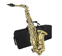 Beginner saxophone Cyan Antique Saxophone Brass Eb Alto Saxophone With Cloth Reed Clip Strap Glove Parts For Beginners