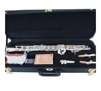 Beginner saxophone Drop B-key Professional Treble Saxophone Shell Gold-plated Button Applicable To Beginners And Adults(Leather Case)