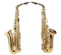Beginner saxophone Eb Alto Saxophone Brass Lacquered Gold E Flat Sax 802 Key Type Woodwind Instrument With Brush Gloves Strap Case