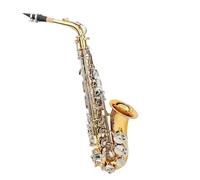 Beginner saxophone Golden Silver Saxophone Brass Eb Alto Saxophone Box Cloth Reed Strap Glove Parts For Beginners Adults