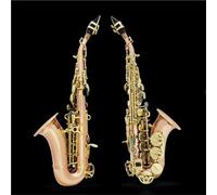Beginner saxophone Golden Soprano Saxophone Professional Woodwind Instrument Bb B Flat Sax With Box Musical Instrument Accessories