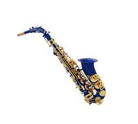 Beginner saxophone Performance-type Saxophone Instrument Professional Alto E Flat Matte Blue Paint With Bag And Instrument Accessories