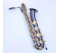 Beginner saxophone Professional Baritone Saxophone Brass Tube Black Nickel Plated Surface Instrument Sax With Case And Accessories