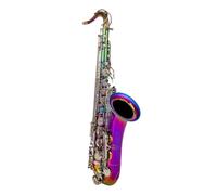 Beginner saxophone Professional High Tenor Saxophone Bb Tune Lacquered Dazzling Colour Woodwind Instrument With Case Accessories(B)