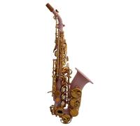 Beginner saxophone Professional Saxophone Instrument Pink Soprano B-flat Small Bend Saxophone Professional B-flat Small Bend