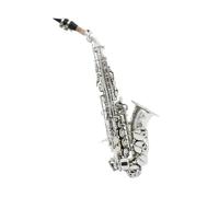 Beginner saxophone Professional Soprano Saxophone B Flat Saxophone Brass Silvery Sax With Case Neck Strap Reeds Parts