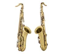 Beginner saxophone Professional Tenor Saxophone Antique Copper B Flat Woodwind Instrument With Case And Instrument Accessories(B)
