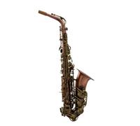 Beginner saxophone Saxophone Instrument Double Rib Alto E Flat Red Antique Body Green Antique Key Beginner Professional Performance