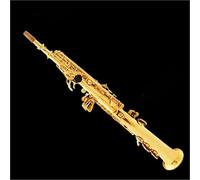 Beginner saxophone Saxophone Professional Soprano B-flat Lacquer Gold Saxophone Soprano Saxophone Durable