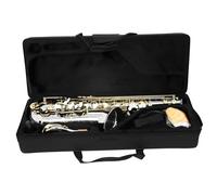 Beginner saxophone Silver Gold Bb Tenor Saxophone Brass Saxophone Music Instrument Tenor Sax With Case Reeds Bracket Parts(B)