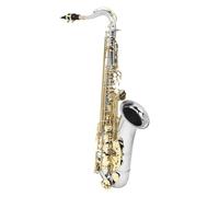 Beginner saxophone Silver Gold Bb Tenor Saxophone Brass Saxophone Music Instrument Tenor Sax With Case Reeds Bracket Parts(A)
