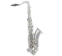 Beginner saxophone Silvery Tenor Saxophone Professional Woodwind Instrument With Saxophone Tenor Accessories Brass Sax Music Instruments(B)