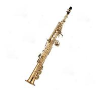 Beginner saxophone Soprano Sax Straight Saxophone Brass Bb B Flat Woodwind Instrument With Full Set Accessorie For Beginner