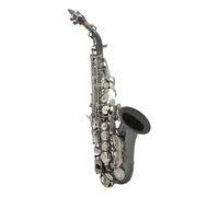 Beginner saxophone Soprano Saxophone B Flat Professional Woodwind Instrument Black Nickel Curved With Box Musical Instrument Accessories