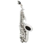 Beginner saxophone Soprano Saxophone Bb Flat Beginner Saxe Complete Set With Case Strap Reed Professional Practice Performance(F)