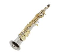 Beginner saxophone Soprano Saxophone Bb Flat Brass Straight Sax With Case Cloth Gloves Accessories Woodwind Instrument