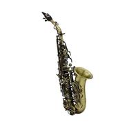 Beginner saxophone Soprano Saxophone Brass Retro Cyan Bb Adjustment Saxophone Woodwind Musical Instrument With Soprano Sax Accessories