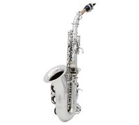 Beginner saxophone Soprano Saxophone Professional B Flat Saxophone Brass Silvery Sax Woodwind Instrument With Case Neck Strap Reeds Parts