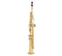 Beginner saxophone Soprano Saxophone Silvering Gold Key With Case Soprano With Instrument Accessories Professional Practice Performance(B)
