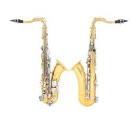 Beginner saxophone Tenor Saxophone Brass Bb Tone Sax Professional Saxfone Woodwind Instrument With Case Stand Reed Accessories(B)