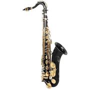 Beginner saxophone Tenor Saxophone Rose Gold/Black Gold Key Saxophone Brass Gold Lacquer B-Flat Sax With Case Cloth Reed Accessories(Black Gold Key)