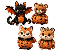 Beginner Sewing Set - Quilting Halloween DIY Kit, Handmade Fun Characters with Simple Crafting Experience, Felt Craft Kit for Adults Beginners Birthday Home Office 7.87x7.08inch