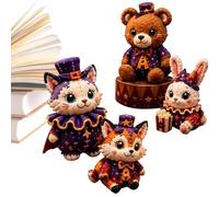 Beginner Sewing Set - Quilting Halloween DIY Kit, Handmade Fun Characters with Simple Crafting Experience, Felt Craft Kit for Adults Beginners Birthday Home Office 7.87x7.08inch