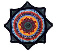 Beginner Spinning Cloth, 24 in Flow Star Spinning Cloth with Vibrant Patterns, Sided Print Fingertip Rotating Juggling Toy for Party F