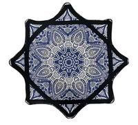 Beginner Spinning Cloth,24 in pinning Cloth,Easy to Rotate Sided Print Fingertip Rotating Juggling Toy,Vibrant Colors & Patterns,Fun & Challenging Flow Toy E