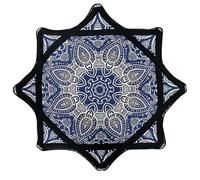 Beginner Spinning Cloth, 24-Inch Fingertip Juggling & Flow Toy for Beginners, Double-Sided Vibrant Print Rotating Cloth for Parties, Dance, Circus Training & Skill Practice F