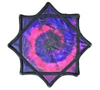 Beginner Spinning Cloth, 24-Inch Fingertip Juggling & Flow Toy for Beginners, Double-Sided Vibrant Print Rotating Cloth for Parties, Dance, Circus Training & Skill Practice B