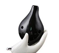 Beginner Student Adult Ocarina Musical Instrument Six-hole Ceramic Ocarina 6-hole High-pitched SC Tune Tao Xun ocarina instrument (Transparent)