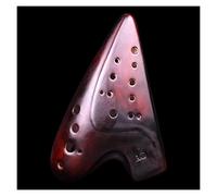 Beginner Student Double-tube Ceramic Ocarina Professional Smoked Alto G-tone Multiple-tube Ocarina Musical Instrument ocarina instrument