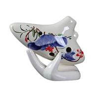 Beginner Student Ocarina 6-hole Alto AC Tone Ocarina Blue And White Ceramic Ocarina ocarina instrument (1)
