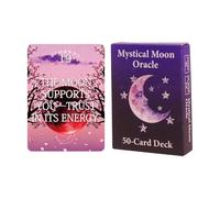 Beginner Tarot Card Deck, Aesthetic Oracle Cards for Kids, Teens, Adults & Families, Fun Portable Group Activity Game for Women, Men, Boys, Girls & Couples