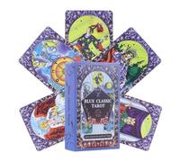 Beginner Tarot Deck, 78 Piece Divination Deck, Meanings with Illustrated Guide, Spiritual Board Game Set, Entertainment Tool with Unique Style, Tarot Collection for Daily Practice and Meditation