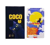 Beginner Tarot Deck - 78-piece Kitty Oracle Pack, Mystic Cards, Esoteric Kitty Artwork | Group Reading Divination Supplies For Spiritual Meditation Future Planning Decision Making Supplies