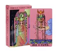 Beginner Tarot Deck, Compact Oracle Set, Printed Spirit Book, Learning Affirmation Reading Practice Tool, Seasonal Horror Party Entertainment, Divination Supply for Students, Couples, 4 x 2.5 Inches
