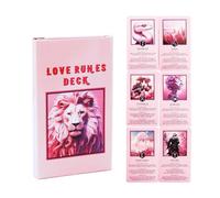 Beginner Tarot Deck, Love Rune Fortune Telling Game, 24 Sheets Oracle Cards Deck, for Kids Adults Women Home Travel Party Spiritual Guidance Meditation Personal Growth