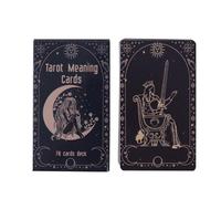 Beginner Tarot - English Insight Cards for Tabletop and Board Play, Symbolic Meanings with Easy Reference, Prediction Deck for Lovers, Parties, Family, Spiritual Events, 4.06x2.36 inches