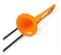 Beginner Trombone Plastic Brass Instrument Tenor Trombone Key Of Bb Suitable For Beginners Exams And Performance Orange