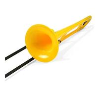 Beginner Trombone Plastic Brass Instrument Tenor Trombone Key Of Bb Suitable For Beginners Exams And Performance Yellow