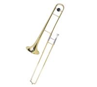 Beginner Trombone Tenor Trombone Bb Key Slide For Beginners Performance And Exams Gold Lacquer Finish