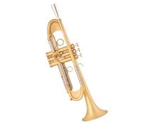 Beginner trumpet B Flat Amplified Heavy Trumpet Instrument Band Performance Professional Grade Trumpet Brushed Golden Tone