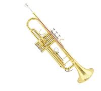 Beginner trumpet B Flat Trumpet Instrument Brass Playing Beginners Introduction To Professional Trumpet(Color:Phosphor bronze)