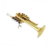 Beginner Trumpet Brass Standard B Flat Trumpet Brass Instrument Professional Beginner Durable Trumpet Tone