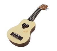 Beginner Ukulele 17 Inch Ukulele 4 Strings Mini Beginning Stringed Musical Instruments