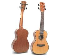 Beginner Ukulele 23-inch Red Pine Mahogany Solid Board Ukulele Hawaiian Guitar