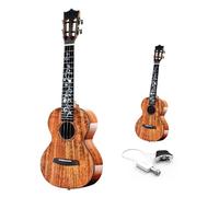 Beginner Ukulele Electric Box Type 3A Acacia Wood All-veneer Ukulele Professional Beginners Four-string Instrument(23 inch)